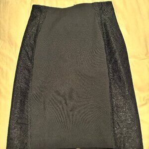 Black Skirt with Lace